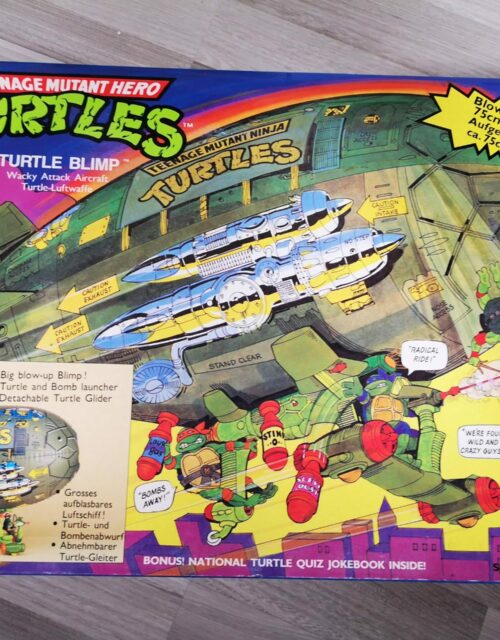 TMNT Turtle Blimp leere Box Top Sammlerzustand