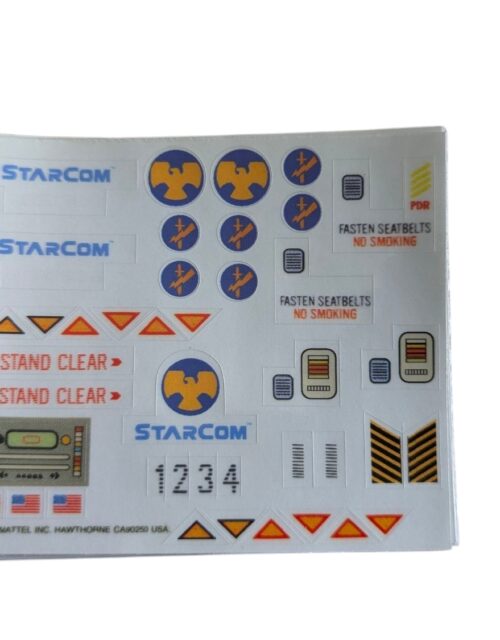 Tornado Gunship Sticker Gestanzt