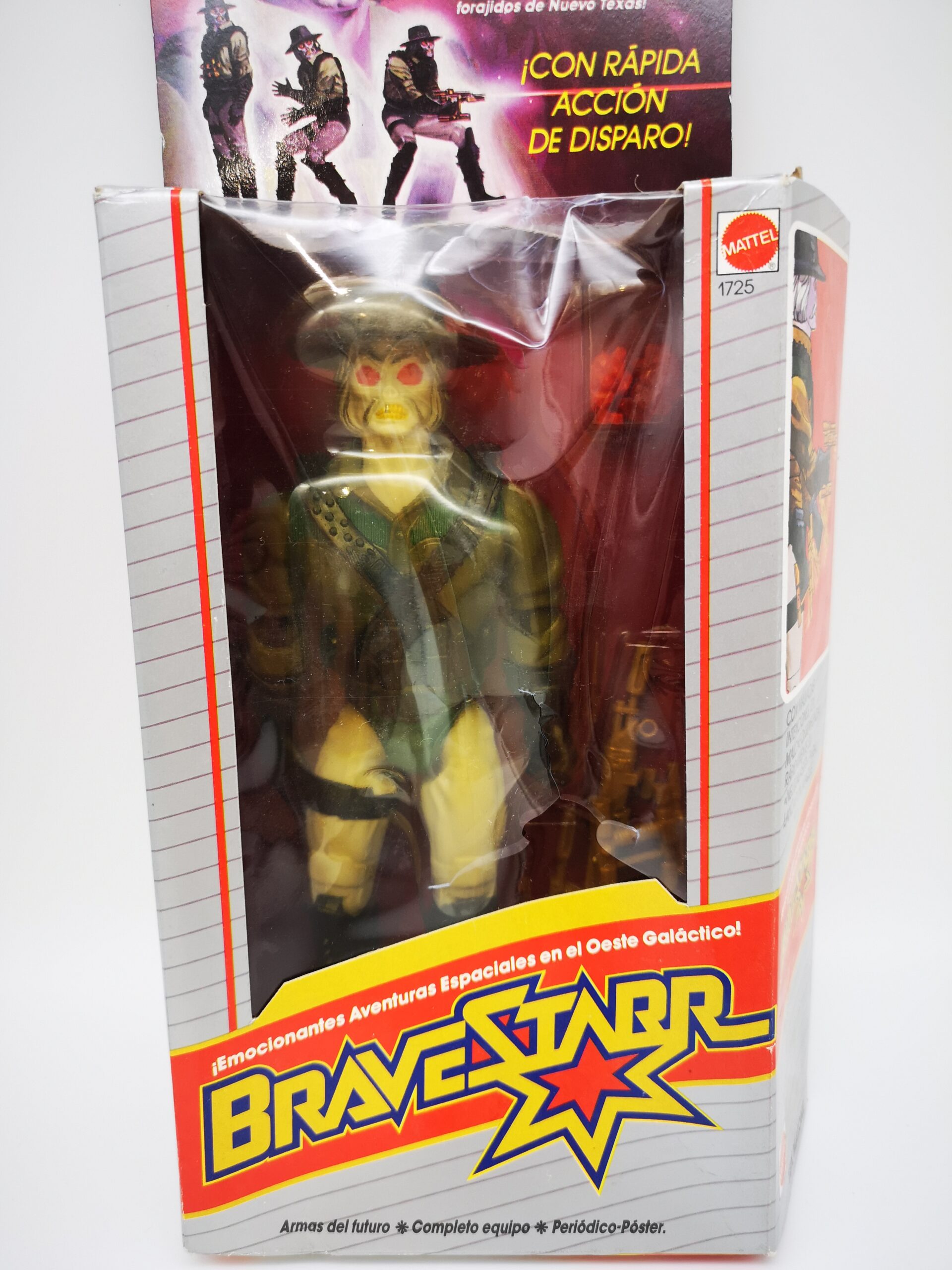 Bravestarr / Tex Hex 100% komplett + Box + Inlay + Flyer - Andre's Mask  Laden