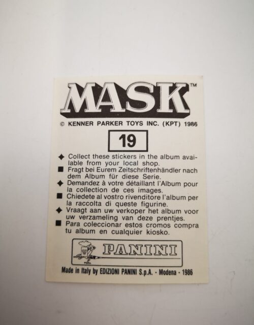 Mask Panini Sticker Europa Nr. 19 – Bild 2