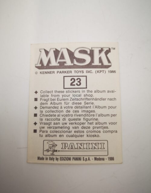 Mask Panini Sticker Europa Nr. 23 – Bild 2