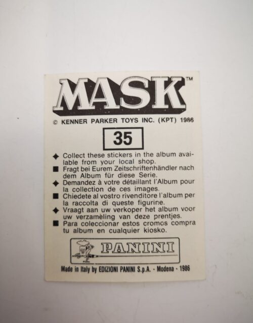 Mask Panini Sticker Europa Nr. 35 – Bild 2