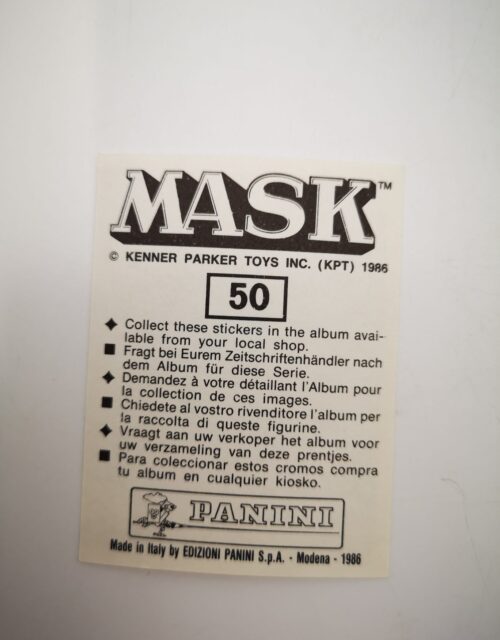 Mask Panini Sticker Europa Nr. 50 – Bild 2