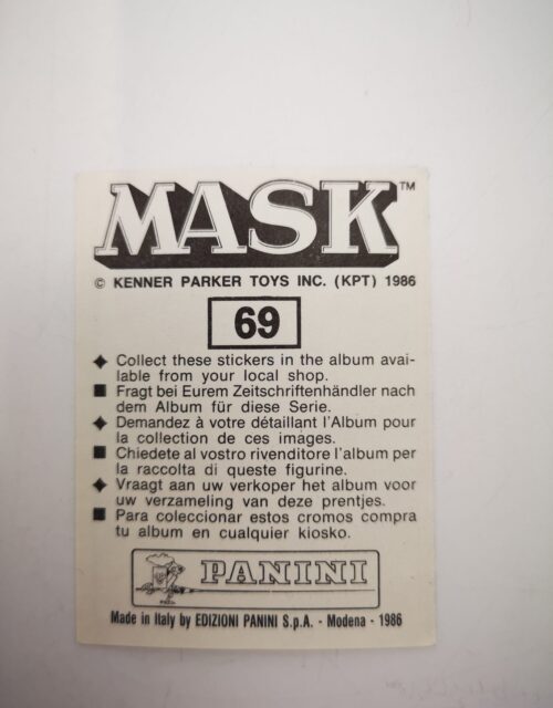 Mask Panini Sticker Europa Nr. 69 – Bild 2
