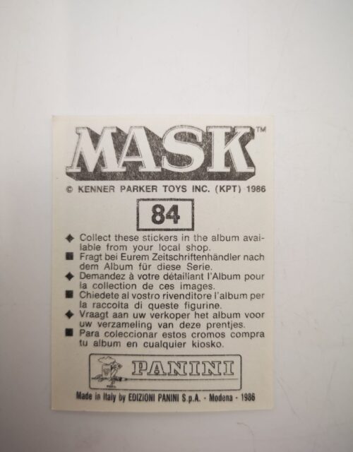 Mask Panini Sticker Europa Nr. 84 – Bild 2