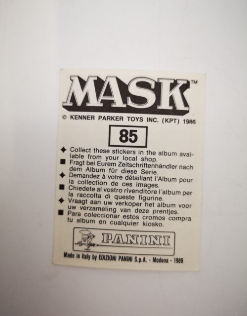 Mask Panini Sticker Europa Nr. 85 – Bild 2