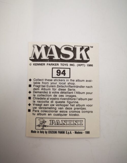 Mask Panini Sticker Europa Nr. 94 – Bild 2