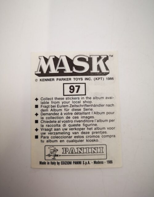 Mask Panini Sticker Europa Nr. 97 – Bild 2