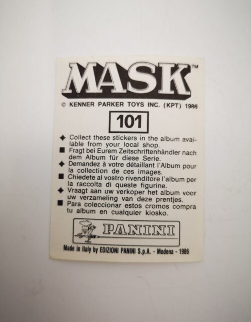 Mask Panini Sticker Europa Nr. 101 – Bild 2