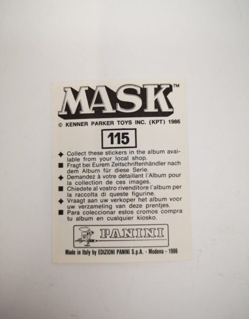 Mask Panini Sticker Europa Nr. 115 – Bild 2