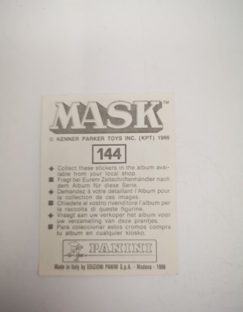 Mask Panini Sticker Europa Nr. 144 – Bild 2
