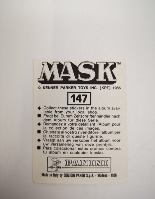 Mask Panini Sticker Europa Nr. 147 – Bild 2