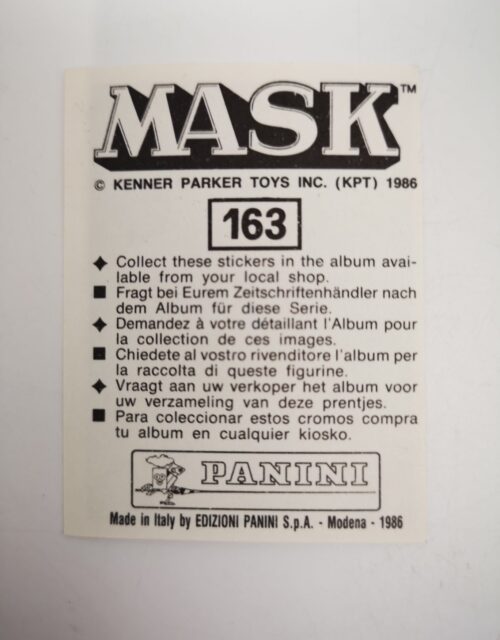 Mask Panini Sticker Europa Nr. 163 – Bild 2
