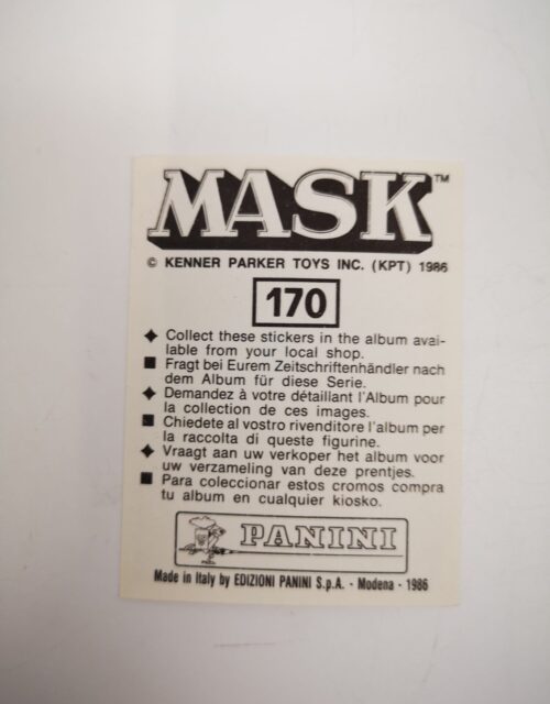 Mask Panini Sticker Europa Nr. 170 – Bild 2