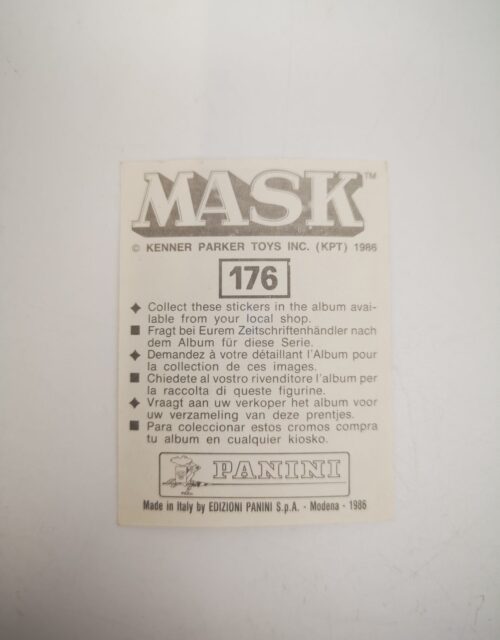 Mask Panini Sticker Europa Nr. 176 – Bild 2