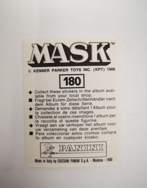 Mask Panini Sticker Europa Nr. 180 – Bild 2