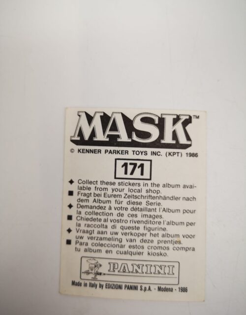 Mask Panini Sticker Europa Nr. 171 – Bild 2
