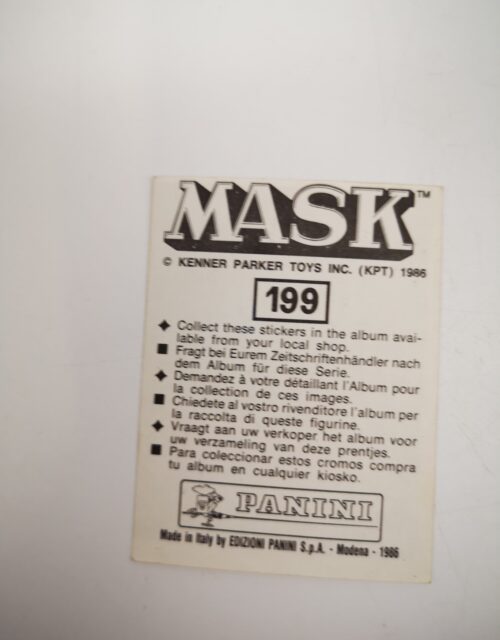 Mask Panini Sticker Europa Nr. 199 – Bild 2