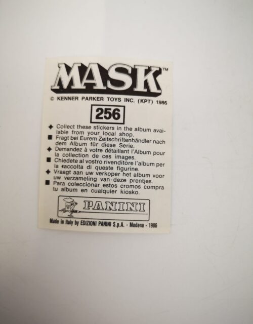 Mask Panini Sticker Europa Nr. 256 – Bild 2