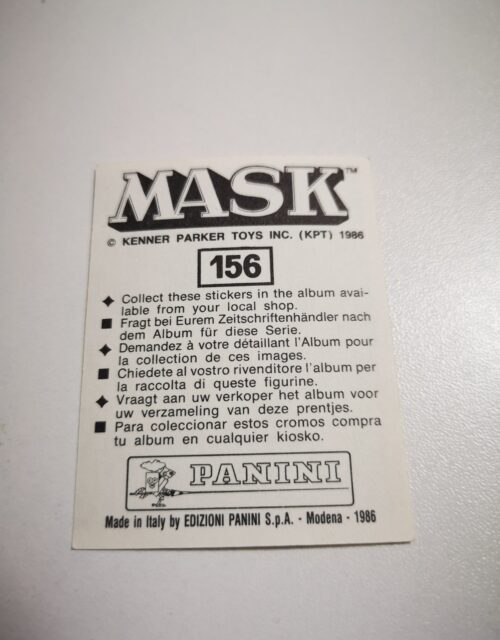 Mask Panini Sticker Europa Nr. 156 – Bild 2