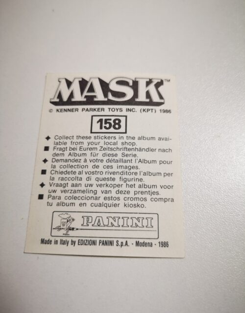 Mask Panini Sticker Europa Nr. 158 – Bild 2