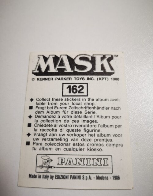 Mask Panini Sticker Europa Nr. 162 – Bild 2