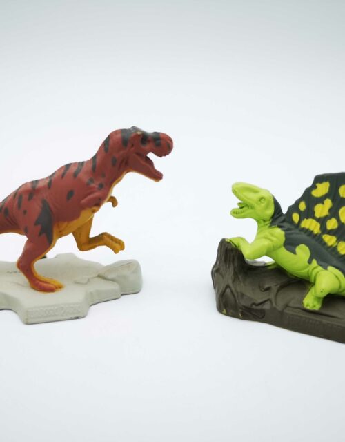 Jurassic Park / 2 Metall-Dinos + Cardback – Bild 2
