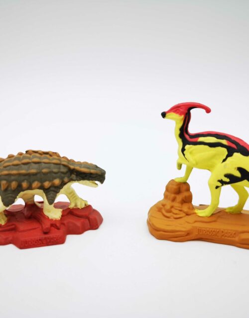 Jurassic Park / 2 Metall-Dinos + Cardback – Bild 3