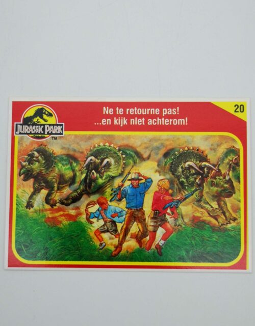 Jurassic Park / Sammelkarte Nr. 20 (Französisch)