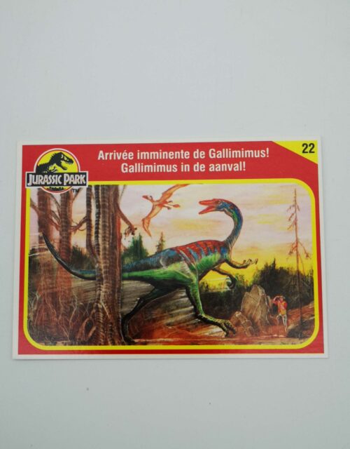 Jurassic Park / Sammelkarte Nr. 22 (Französisch)