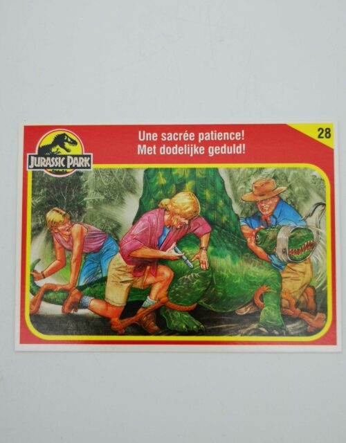 Jurassic Park / Sammelkarte Nr. 28 (Französisch)