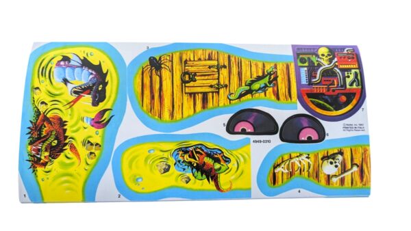 Snake Mountain Sticker Gestanzt