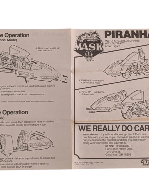 Mask / Piranha US Originaler Anleitung