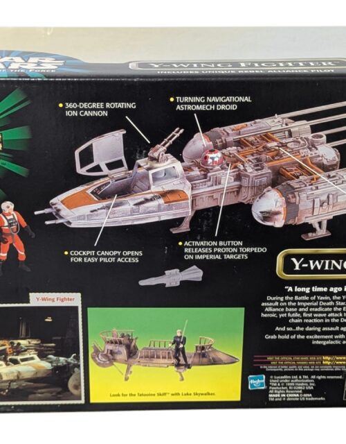 Star Wars / Power of the Force Imperial Y Wing Fighter Neu Sealed MISB – Bild 5